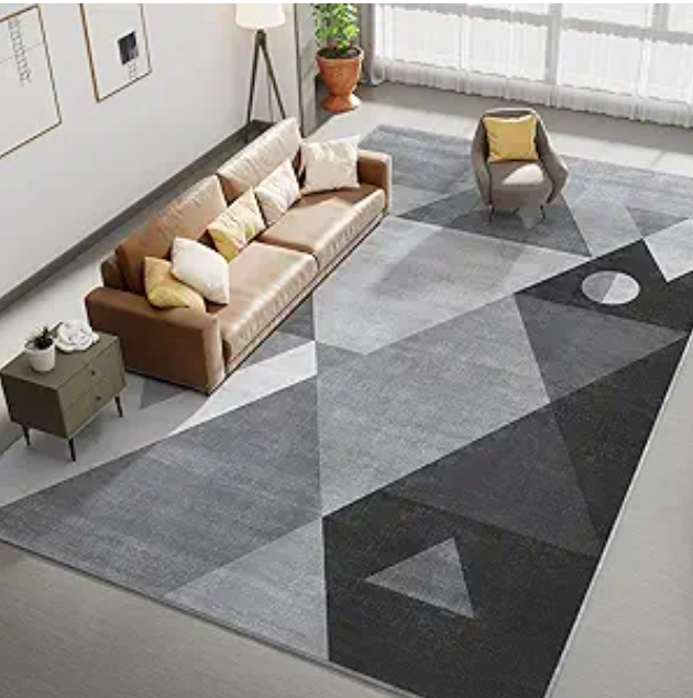 HOMFINE Washable Modern Area Rug