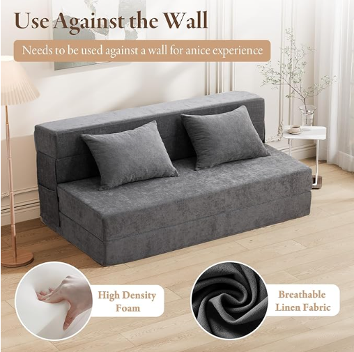 HOMFINE Folding Sofa Bed
