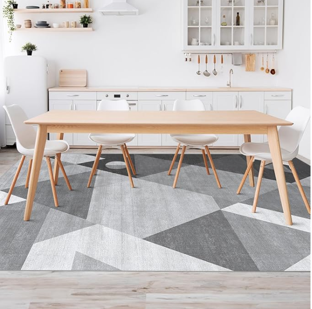 HOMFINE Washable Modern Area Rug