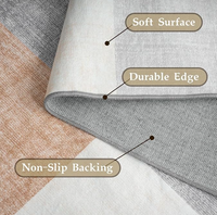 HOMFINE Washable Area Rug