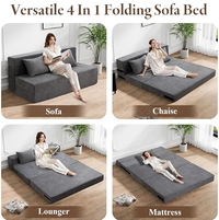 HOMFINE Folding Sofa Bed