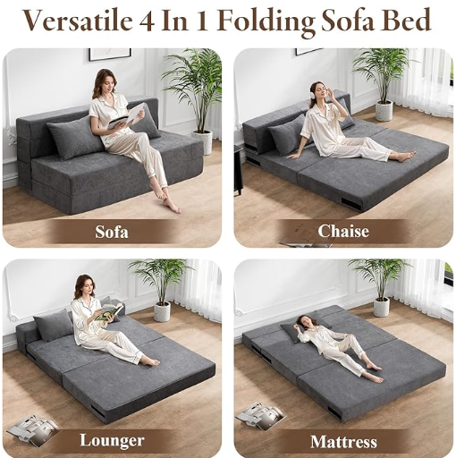 HOMFINE Folding Sofa Bed