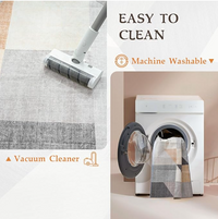 HOMFINE Washable Area Rug